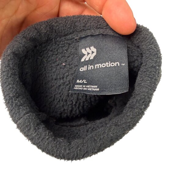 All In Motion Adult Fleece Touchscreen Gloves Gray - Picture 6 of 8